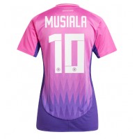 Maglie da calcio Germania Jamal Musiala #10 Seconda Maglia Femminile Europei 2024 Manica Corta